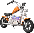Hyper Gogo Cruiser 12+ Electric Kids Motorcycle, App Control, Bluetooth, 160W, 10 MPH - EL-MB03C-ORANGE