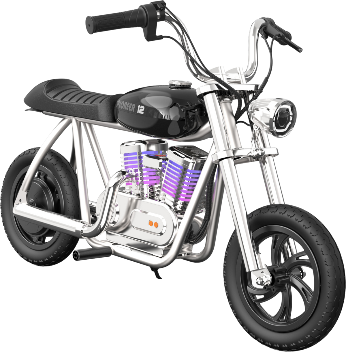 Hyper Gogo Pioneer 12 Plus Kids Electric Motorcycle, 21.9V 160W, 10 MPH - EL-MB05C-BLUE