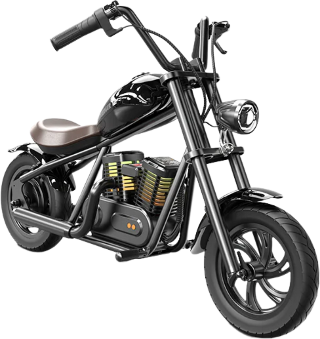 Hyper Gogo Pioneer 12 Plus Electric Motorcycle, Bluetooth - EL-MB05C-BLUE