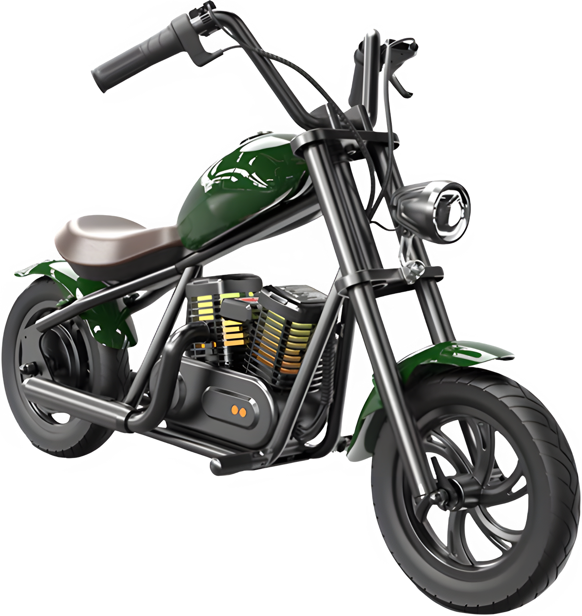 Hyper Gogo Challenger 12 Plus Electric Kids Motorcycle Bluetooth Speaker 21.9V 160W 10 MPH 7.5 Miles - EL-MB07P-ORANGE