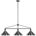 RAM Game Room 54" 3 Shade Billiard Fixture EMP-B54 ST