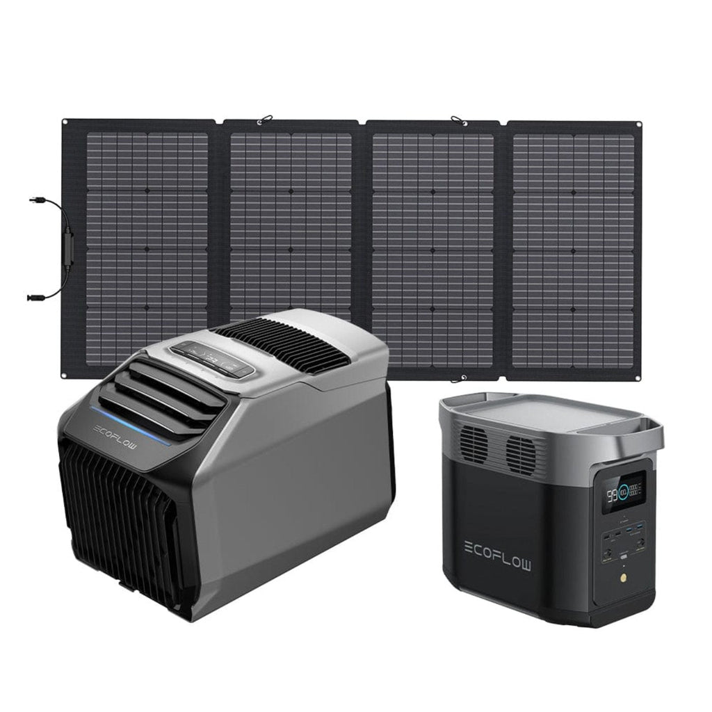 EcoFlow WAVE 2 Portable AC + DELTA 2 + 220W Portable Solar Panel - ZYDKT210-US-ZMR330-US-1xSolar220W