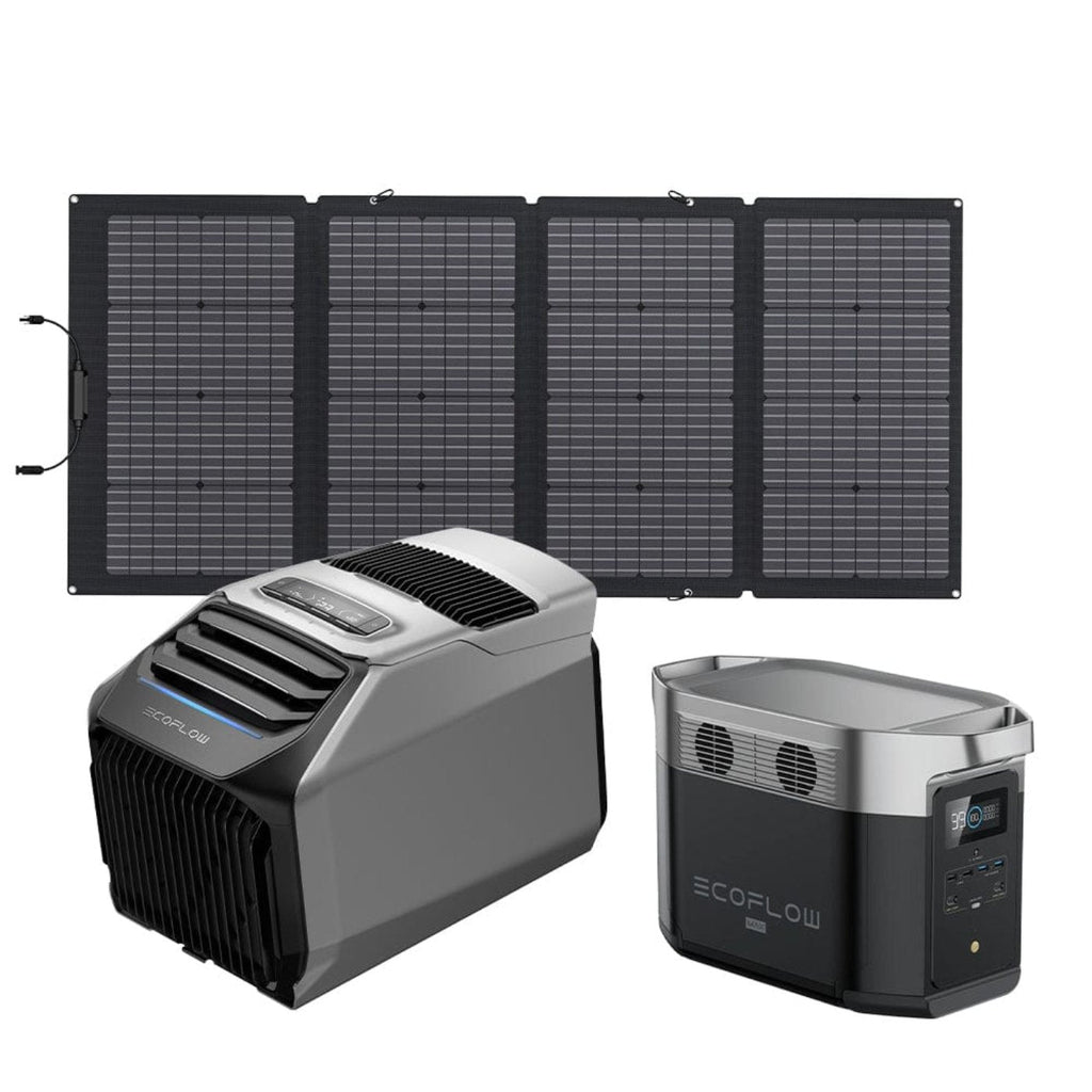 EcoFlow WAVE 2 Portable AC + DELTA Max 1600 + 220W Portable Solar Panel - ZYDKT210-US-DELTAMax1600-US-1xSolar220W