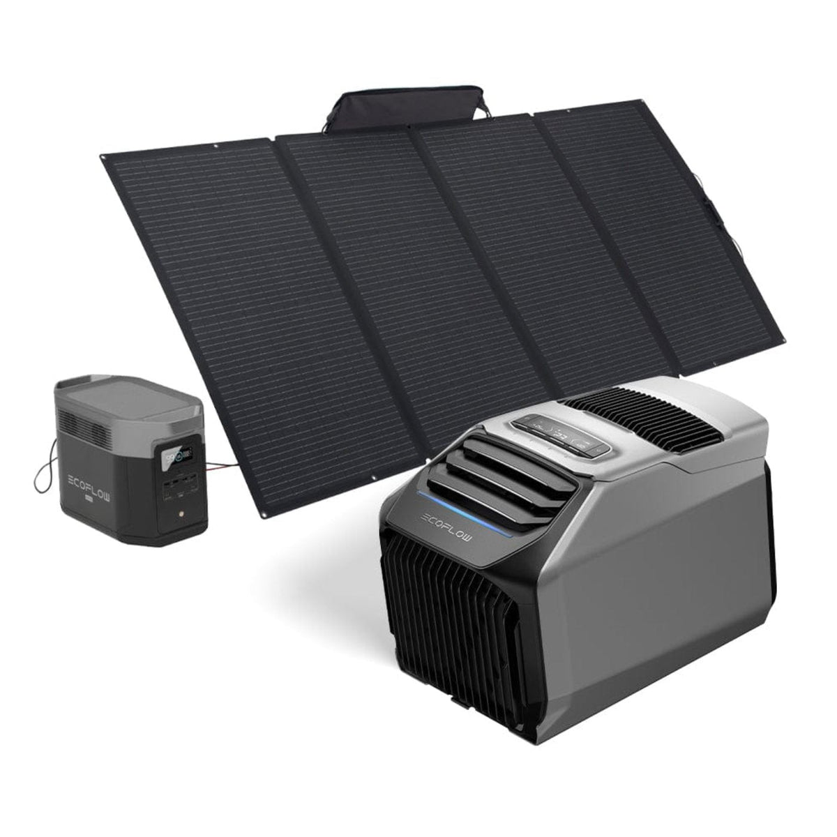 EcoFlow WAVE 2 Portable AC + DELTA Max 1600 + 400W Portable Solar Panel - ZYDKT210-US-DELTAMax1600-US-1xSOLAR400W