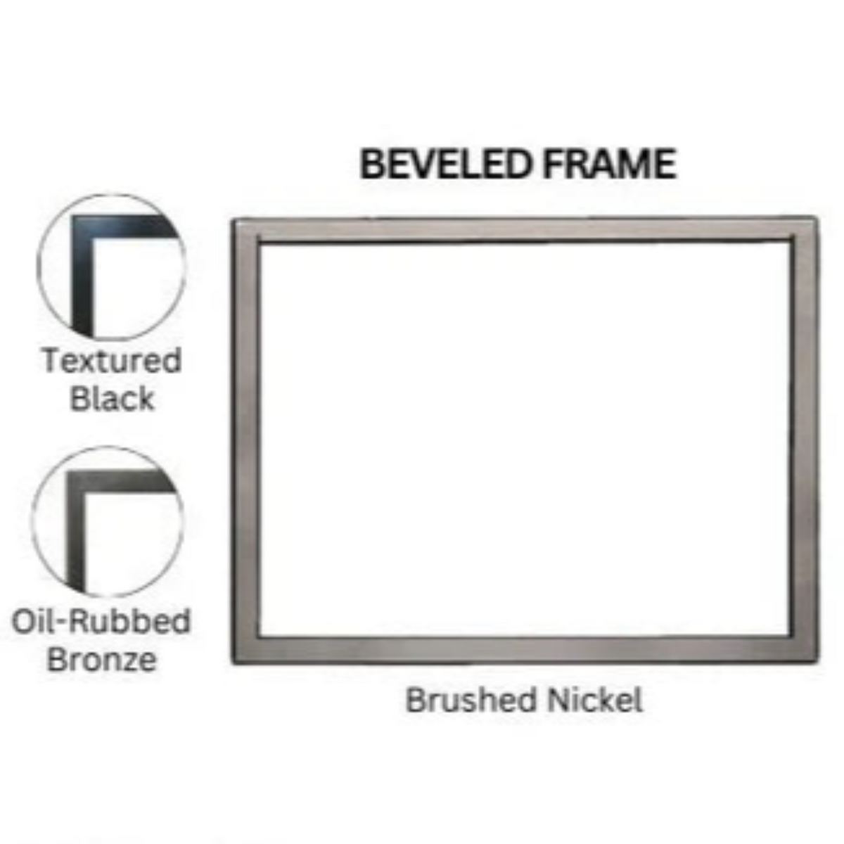 Forged Iron Fronts & Insets for Empire Rushmore Direct Vent Insert