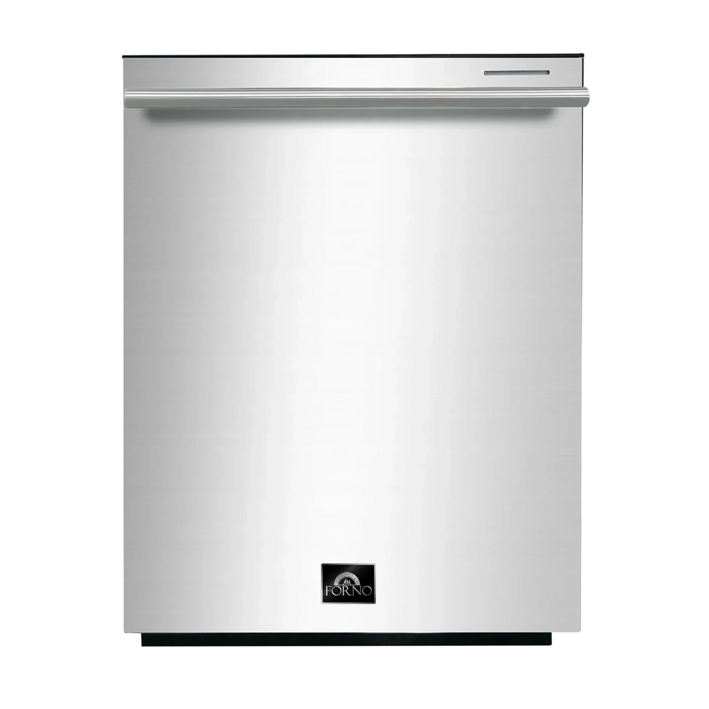 Forno 3-Piece Pro Appliance Package - 36-Inch Dual Fuel Range, French Door Refrigerator, and Dishwasher in Stainless Steel - AP3-6187-36