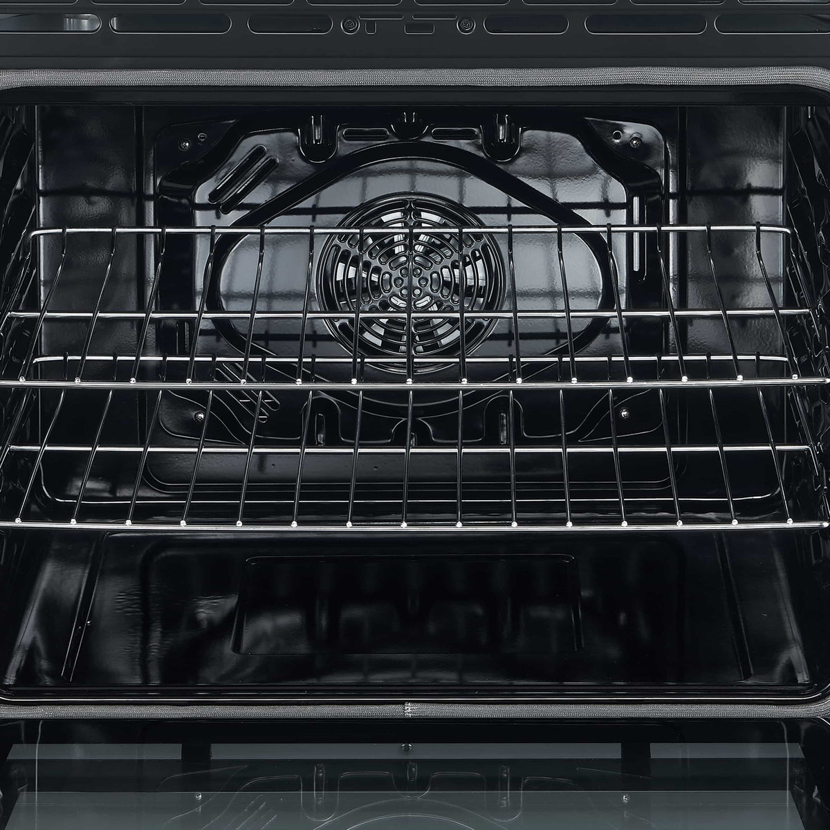 Forno 5-Piece Appliance Package - 30-Inch Electric Range, Under Cabinet Range Hood, Refrigerator, Dishwasher, and 24-Inch Microwave Oven in Black with Stainless Steel Trim - APR5-6012-30BLK-MWO24