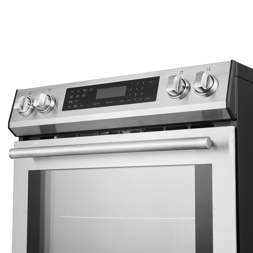 Forno 5-Piece Appliance Package - 30-Inch Induction Range, Under Cabinet Range Hood, French Door Refrigerator, Dishwasher, and 30-Inch Microwave Drawer in Stainless Steel - APR5-905-30-MWD30