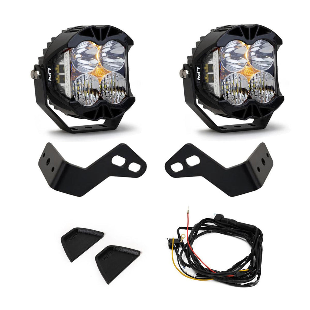 Baja Designs Can Am Maverick R LP4 A-Pillar Kit - 448190