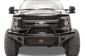 Fab Fours FS08-S1962-1 Ford F250/F350 Superduty 2008-2010 Black Steel Front Bumper with Pre-Runner Guard