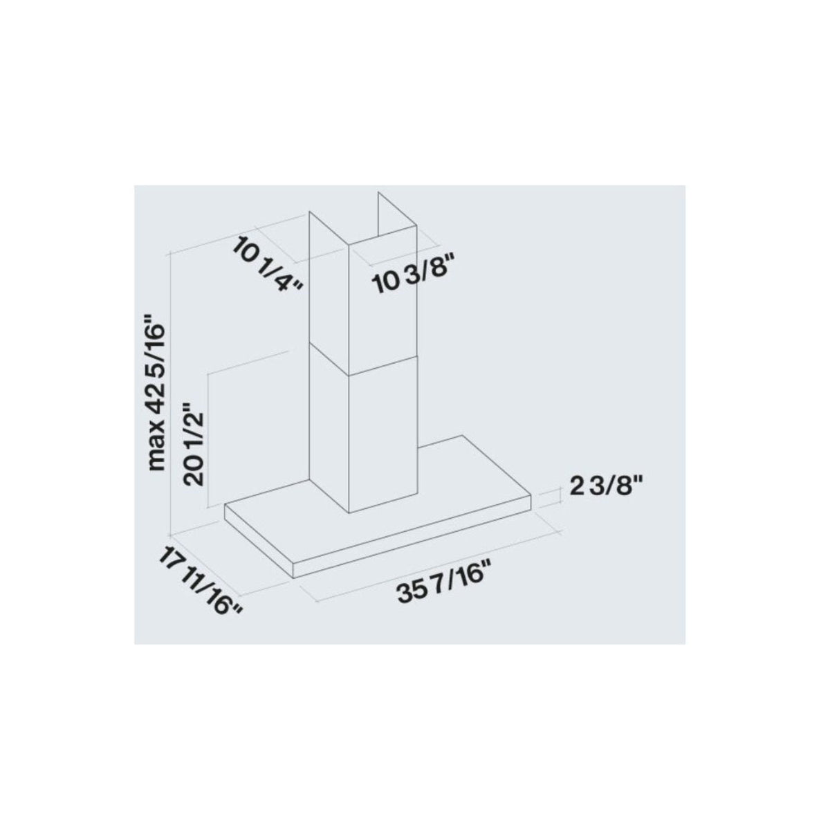 Falmec Mercurio 600 Cfm Wall Mount Range Hood in Stainless Steel  - Fpmex30w6ss-R