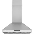 Awoco RH-WT-C Wall Mount Stainless Steel Range Hood, 3 Speeds, 6” Round Top Vent, 800CFM, 2 LED Lights, with Remote Control - RH-WT-C30
