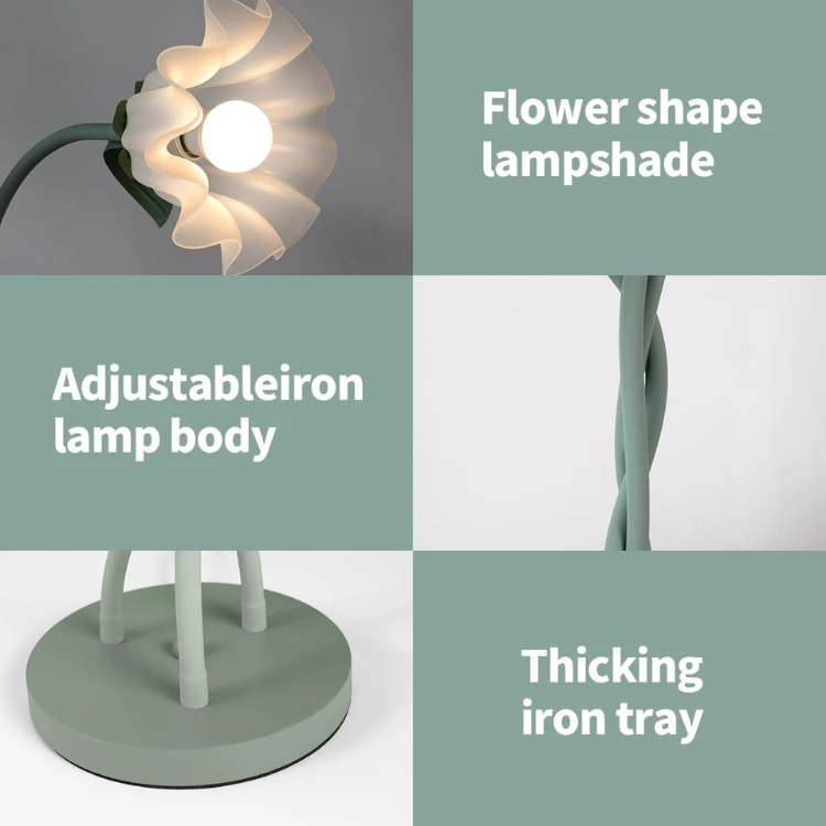 Modern Art Flower Floor Lamp– Elegant Artistic Standing Light