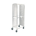 Winco ALRS-20BK 20 Tier Knocked Down Side-Load Sheet Pan Rack - WNALRS-20BK