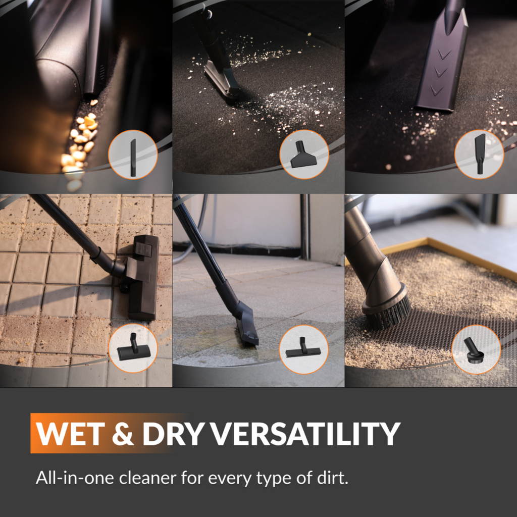 Retractable Vacuum Cleaner - SGV-W18A8M