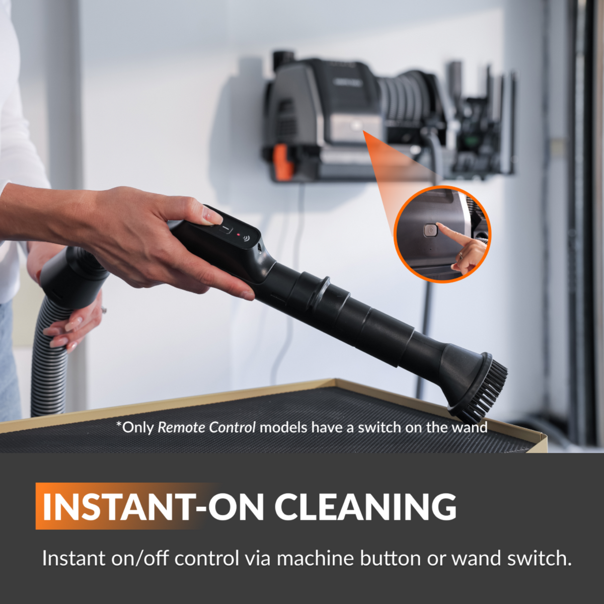 Retractable Vacuum Cleaner - SGV-W18A8M
