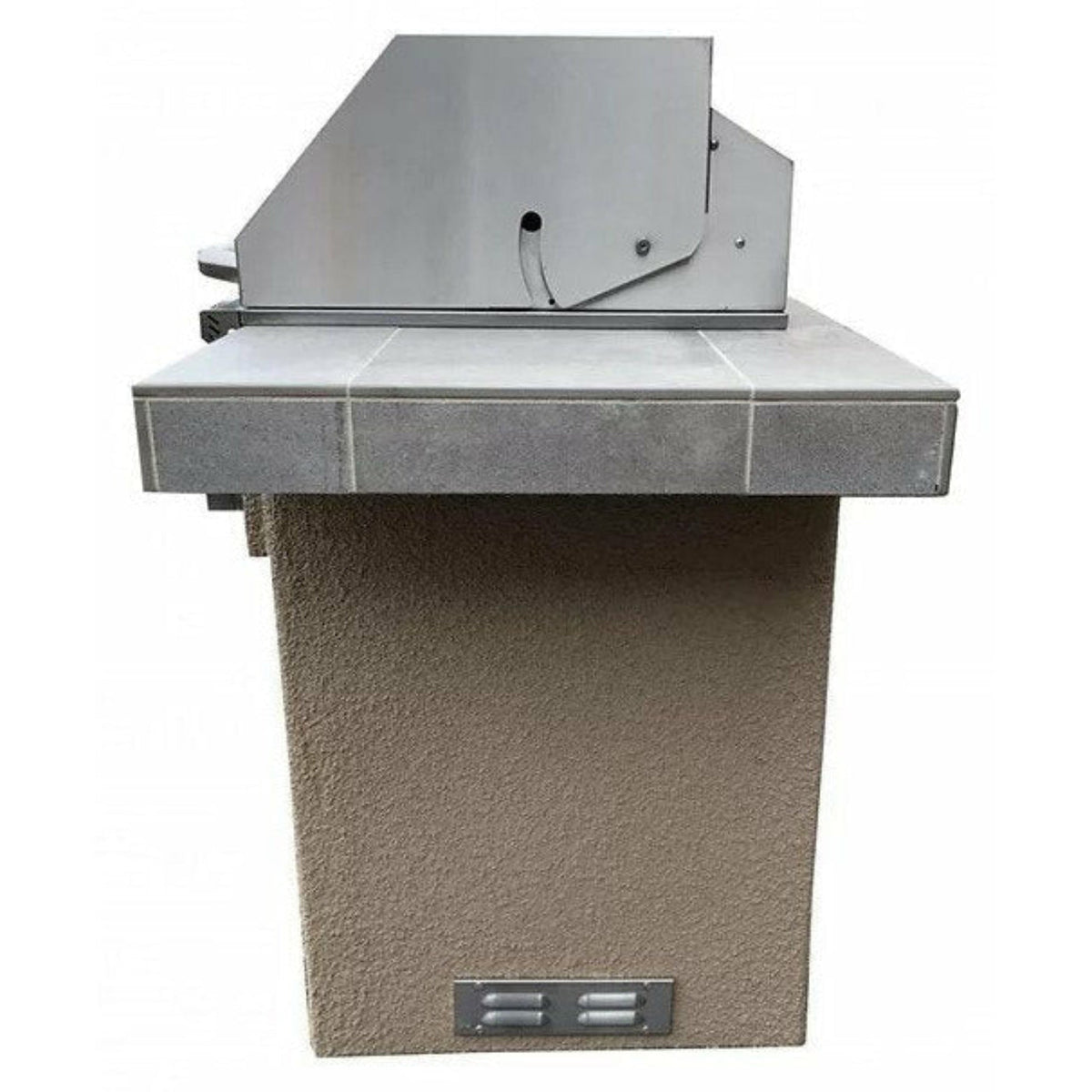 KoKoMo Antigua 6' BBQ Island Built In BBQ Grill Side Burner and Bar on one Side - ANTIGUA