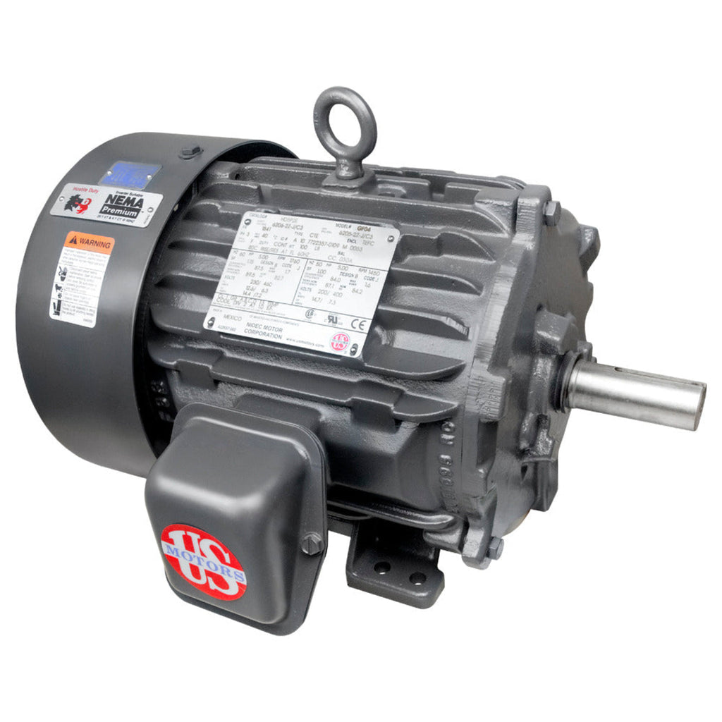 US-Nidec HD2P2H General Purpose Motor 2 HP 200V 145T - HD2P2H