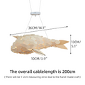 Handcrafted Fish-Shaped Chandelier