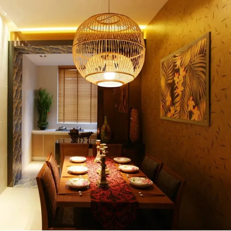 Handmade Bamboo Pendant Light