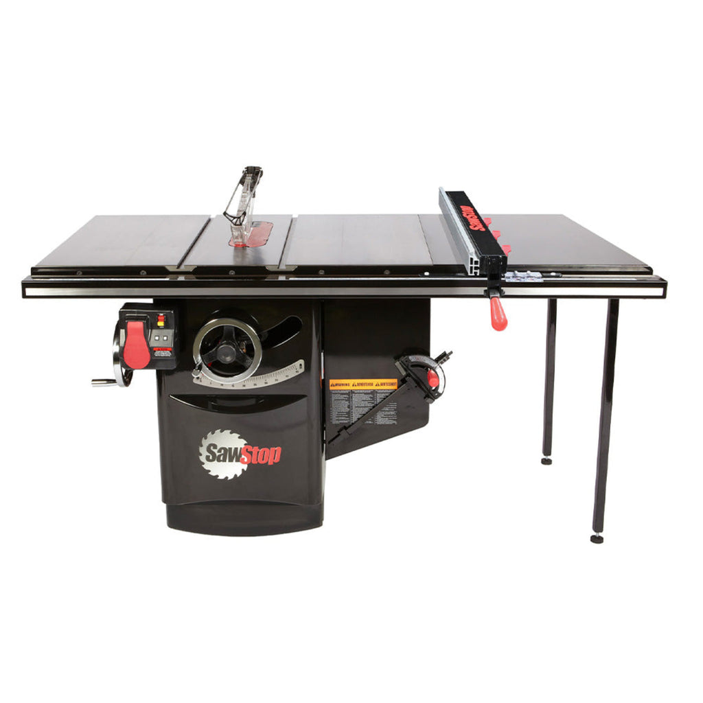 SawStop 7.5HP, 3ph, 480v Industrial Cabinet Saw w/36" T-Glide Advance Fence, Rails &amp; Extension Table - ICS73480-ATGI36