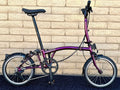 Brompton C Line 12-Speed Mid-HB Amethyst Lacquer