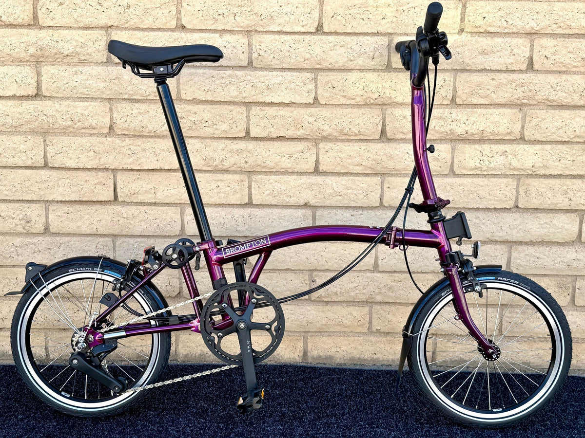 Brompton C Line 12-Speed Mid-HB Amethyst Lacquer
