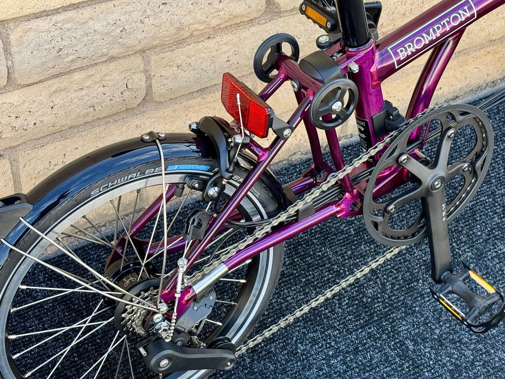 Brompton C Line 12-Speed Mid-HB Amethyst Lacquer