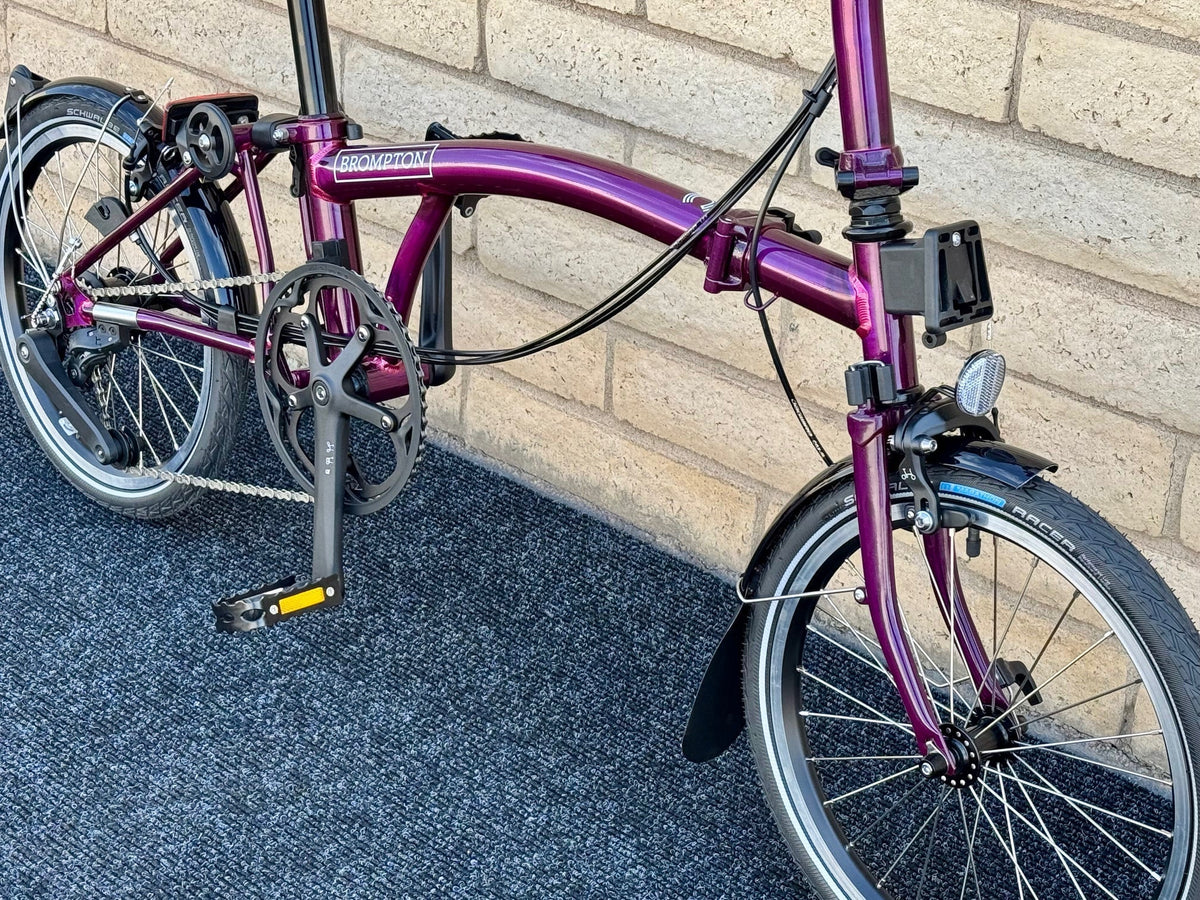 Brompton C Line 12-Speed Mid-HB Amethyst Lacquer