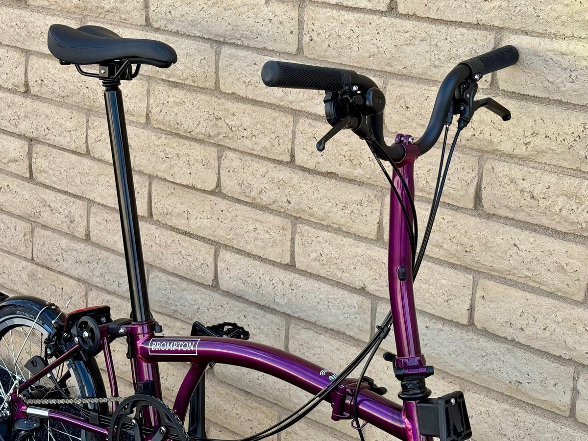 Brompton C Line 12-Speed Mid-HB Amethyst Lacquer