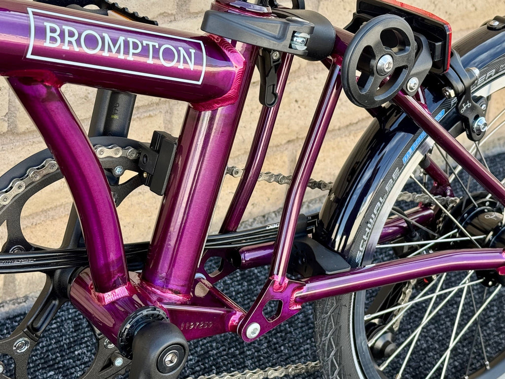 Brompton C Line 12-Speed Mid-HB Amethyst Lacquer
