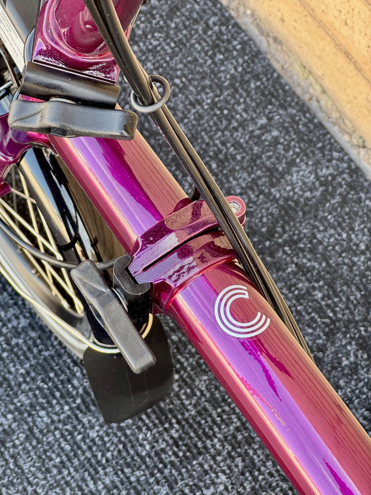 Brompton C Line 12-Speed Mid-HB Amethyst Lacquer