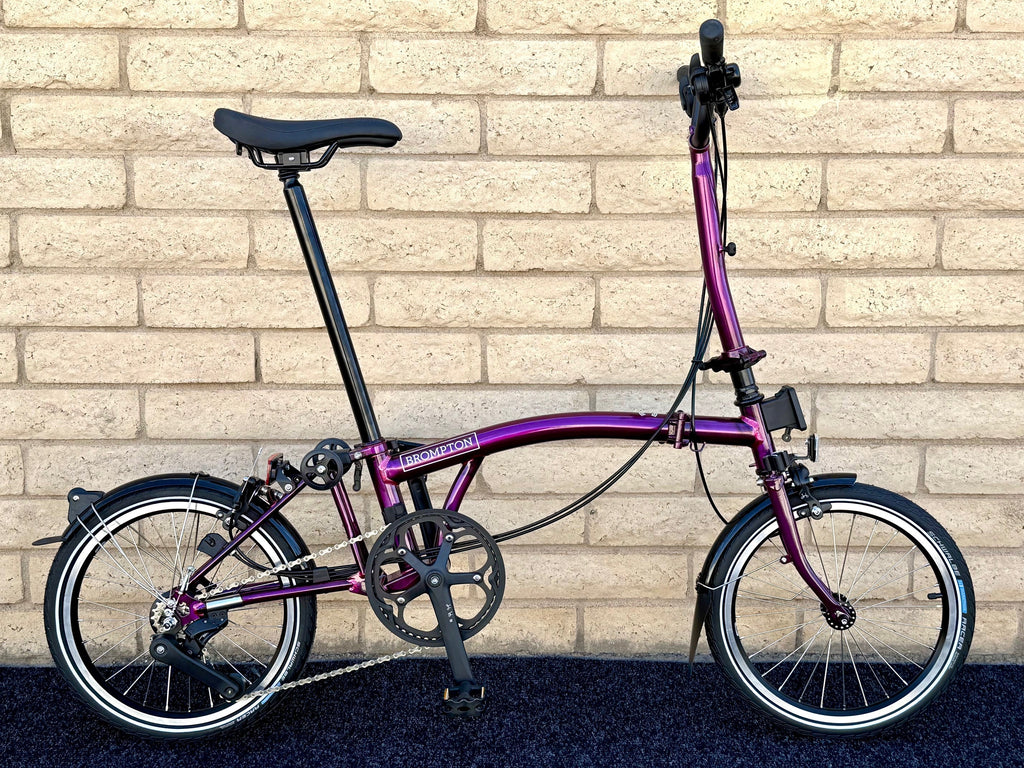 Brompton C Line 12-Speed High-HB Amethyst Lacquer