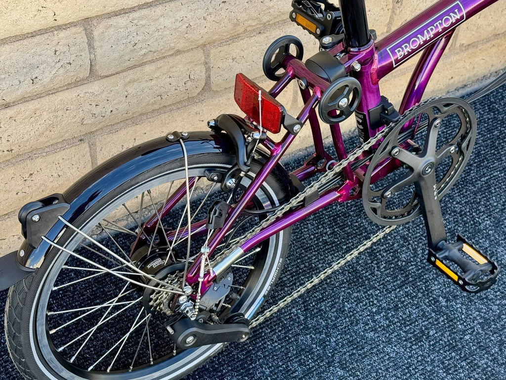 Brompton C Line 12-Speed High-HB Amethyst Lacquer