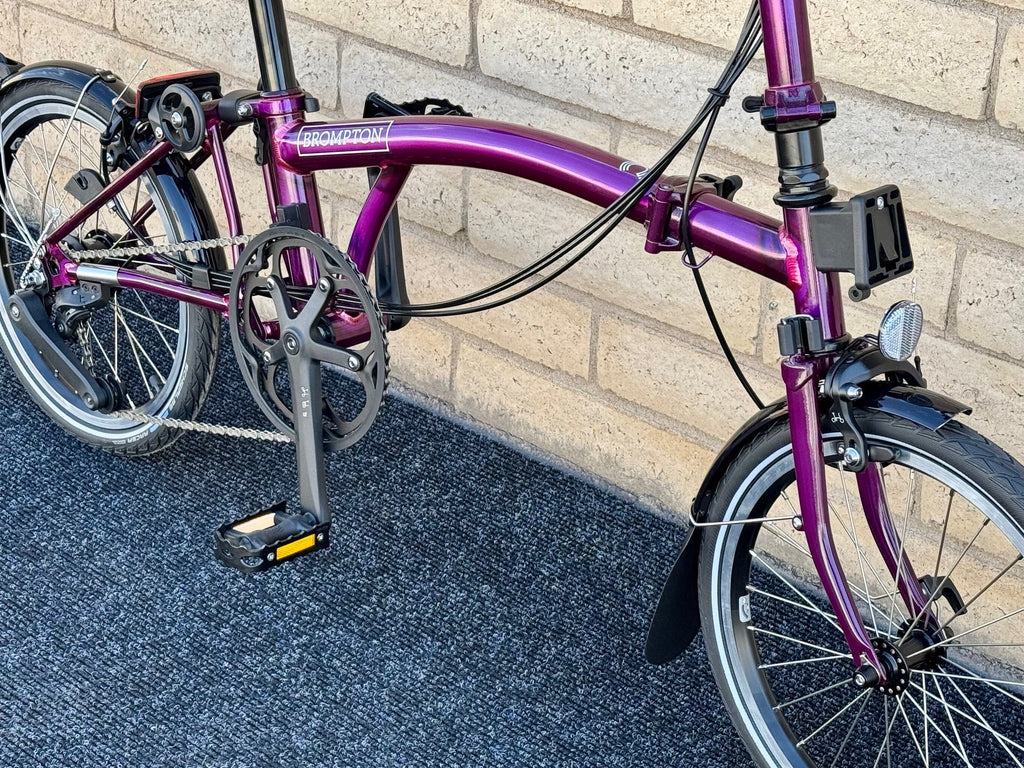 Brompton C Line 12-Speed High-HB Amethyst Lacquer