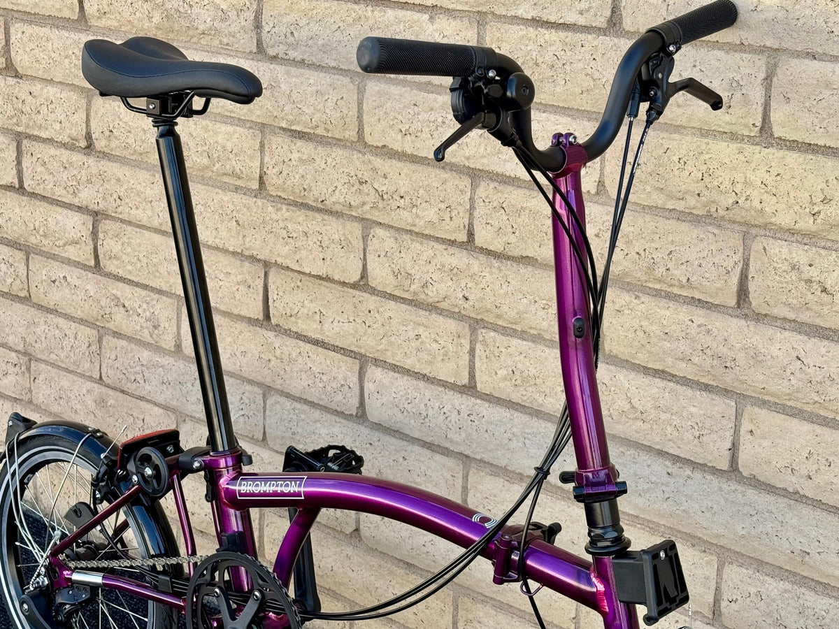 Brompton C Line 12-Speed High-HB Amethyst Lacquer