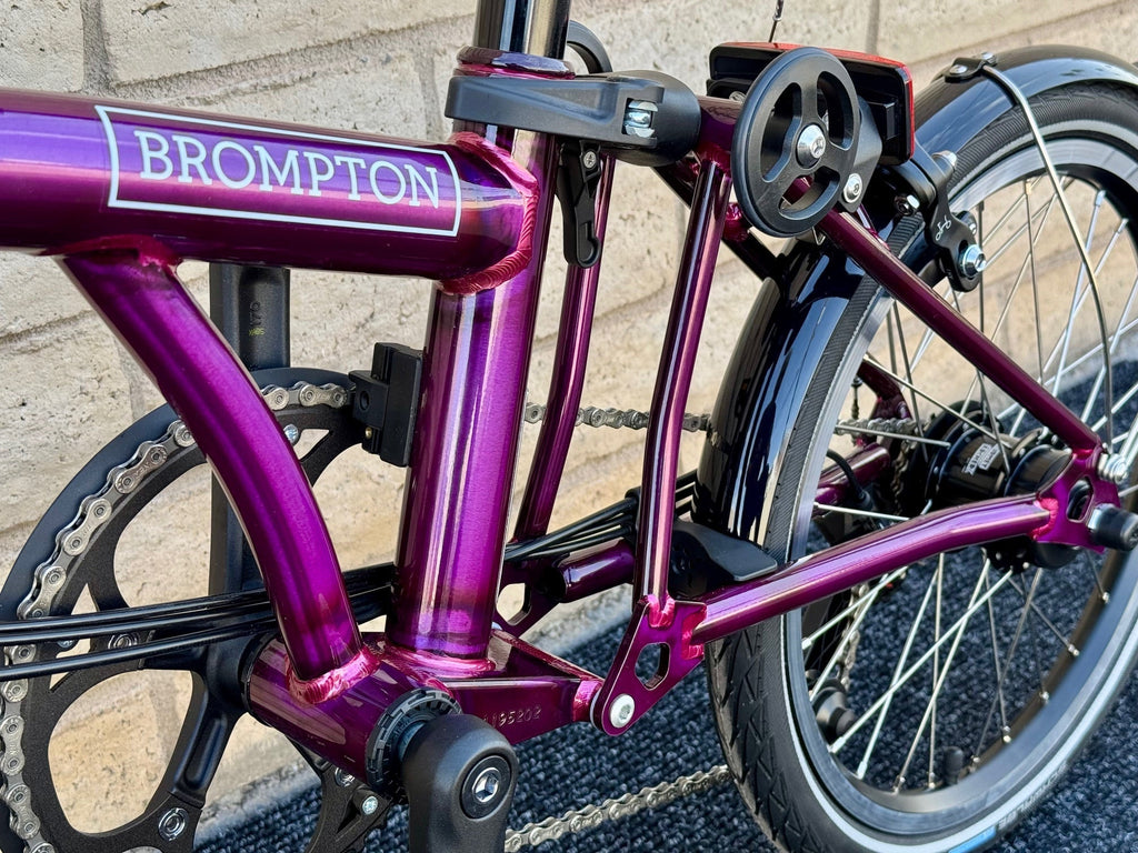 Brompton C Line 12-Speed High-HB Amethyst Lacquer
