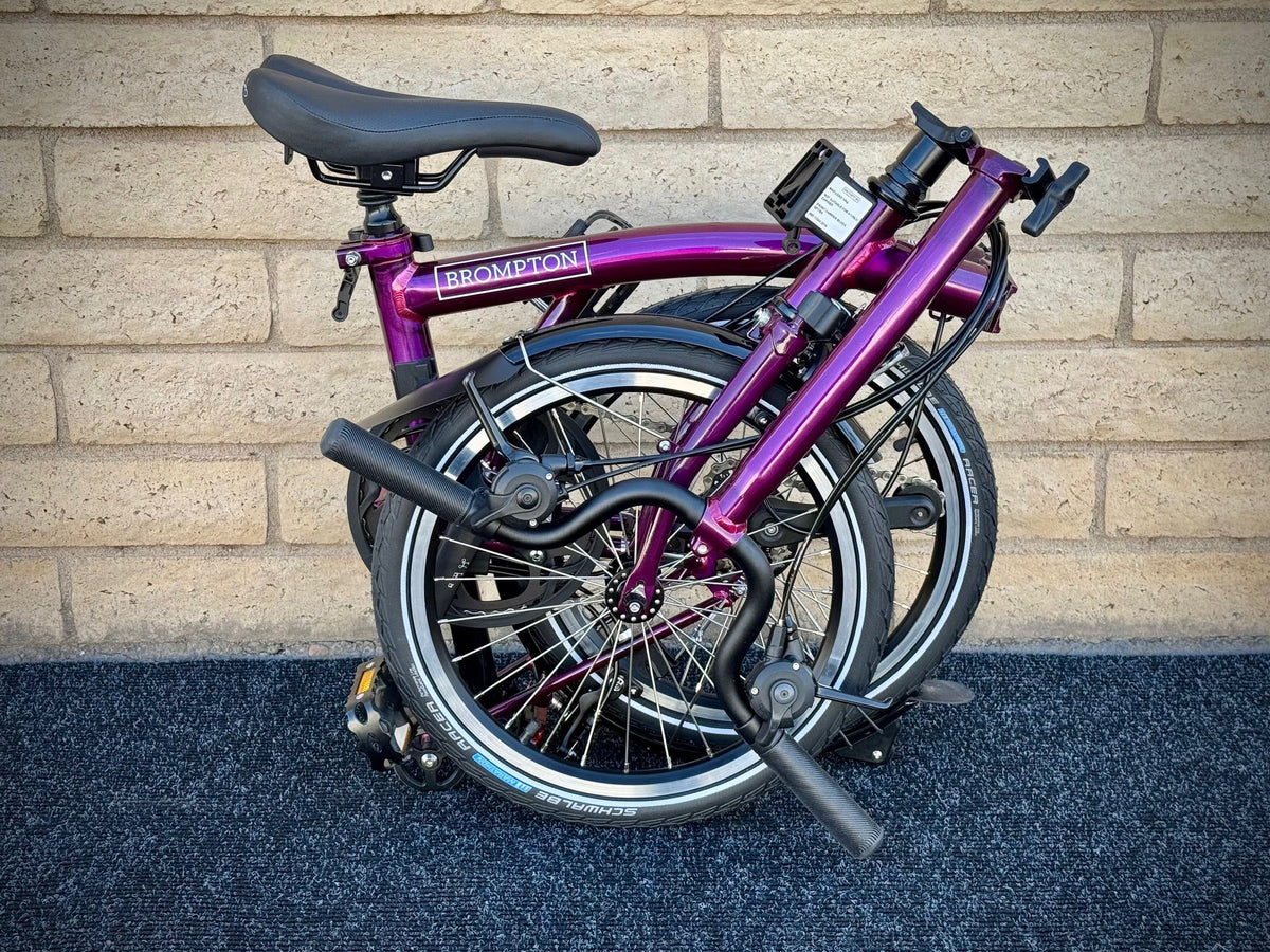 Brompton C Line 12-Speed High-HB Amethyst Lacquer