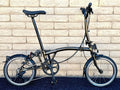 Brompton C Line 12-Speed Mid-HB Black Lacquer