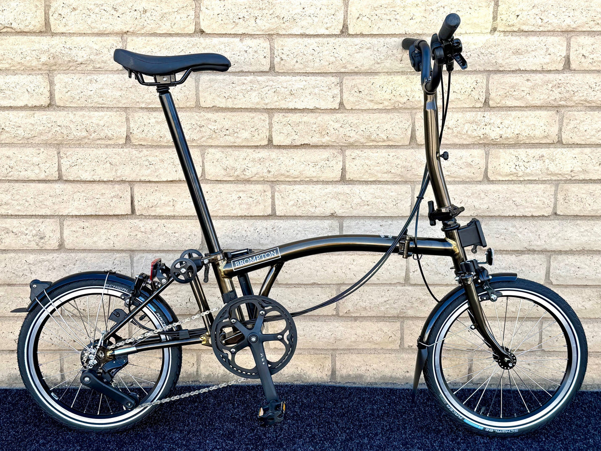 Brompton C Line 12-Speed Mid-HB Black Lacquer