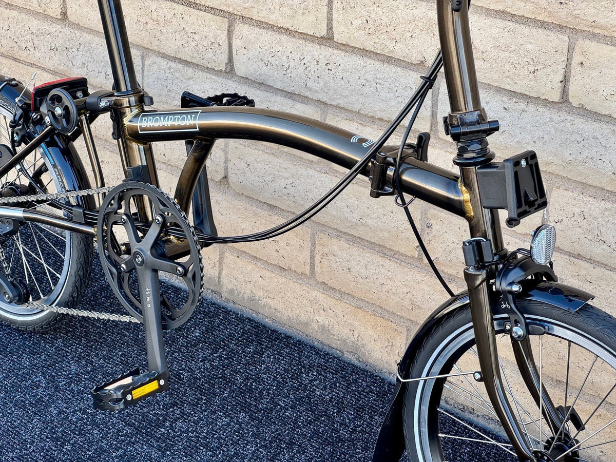 Brompton C Line 12-Speed Mid-HB Black Lacquer