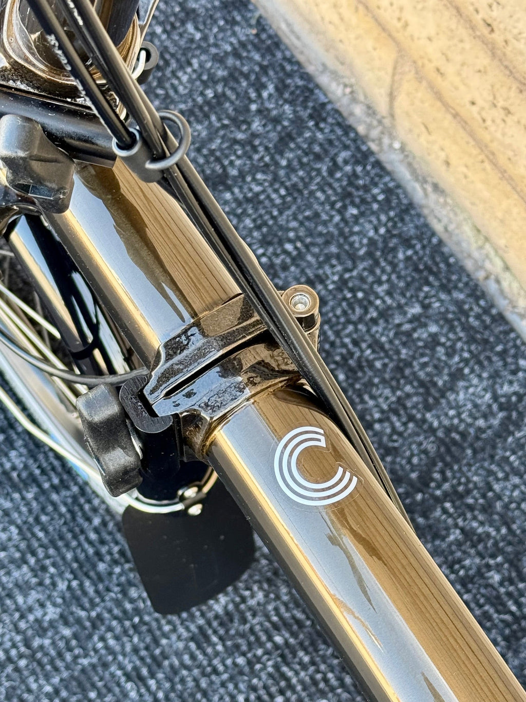 Brompton C Line 12-Speed Mid-HB Black Lacquer