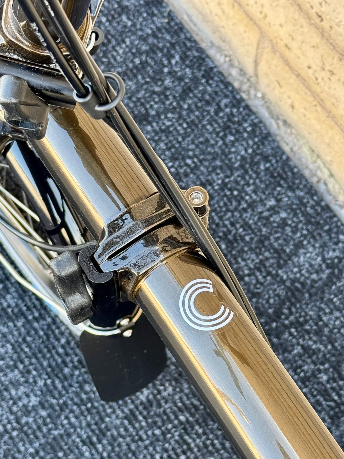 Brompton C Line 12-Speed Mid-HB Black Lacquer
