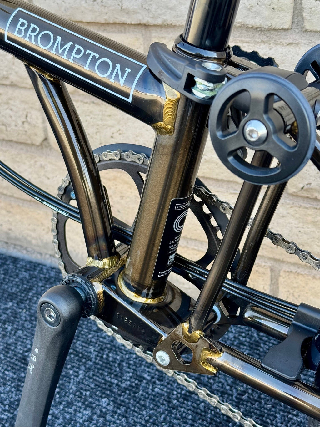Brompton C Line 12-Speed High-HB Black Lacquer