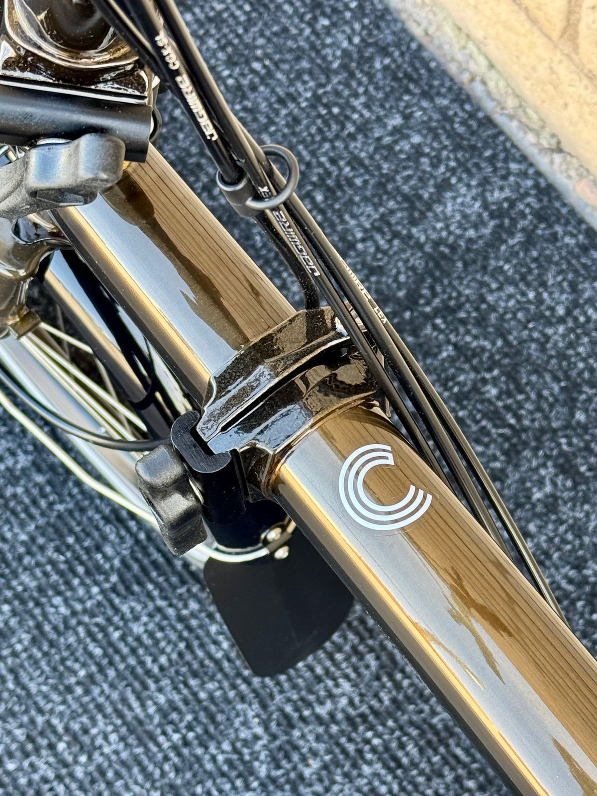 Brompton C Line 12-Speed High-HB Black Lacquer
