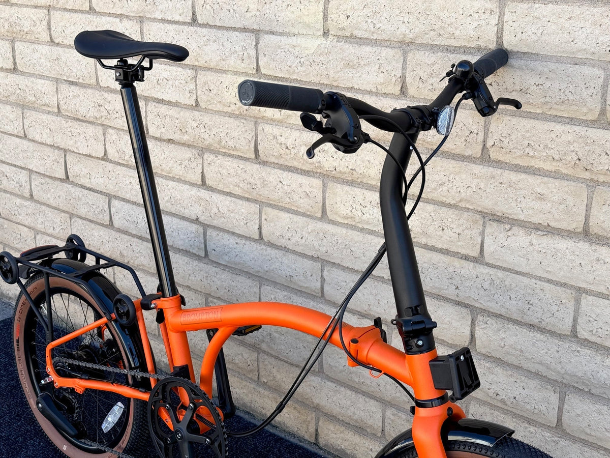Brompton G Line 8-Speed Adventure Orange 3 Sizes