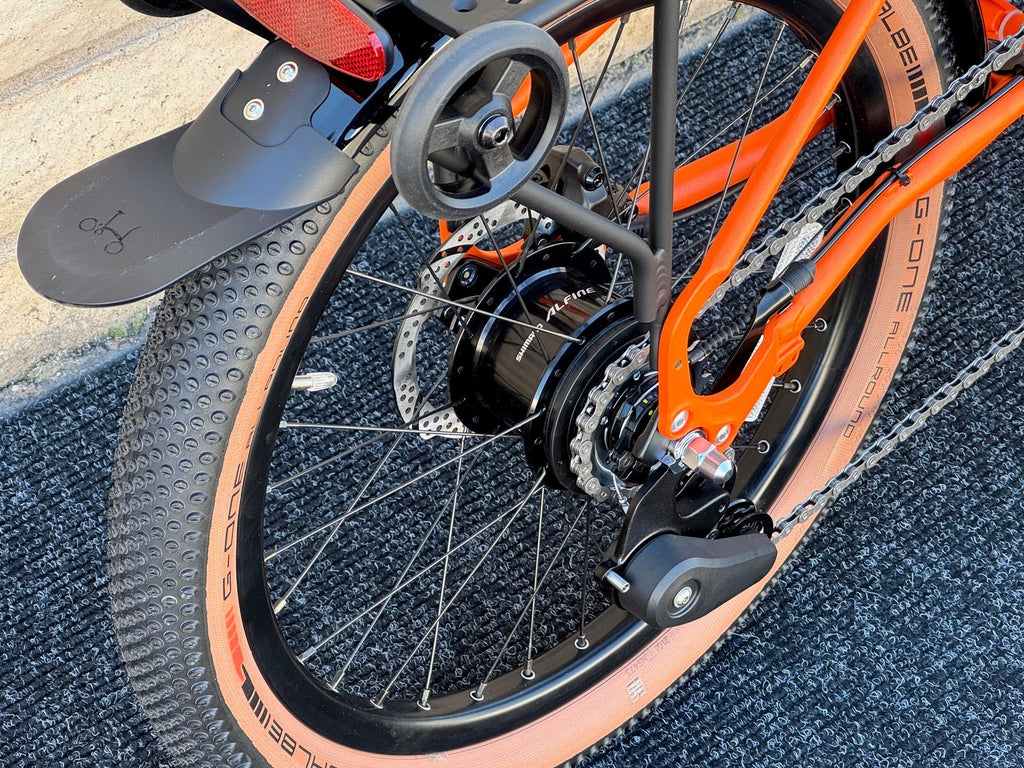 Brompton G Line 8-Speed Adventure Orange 3 Sizes
