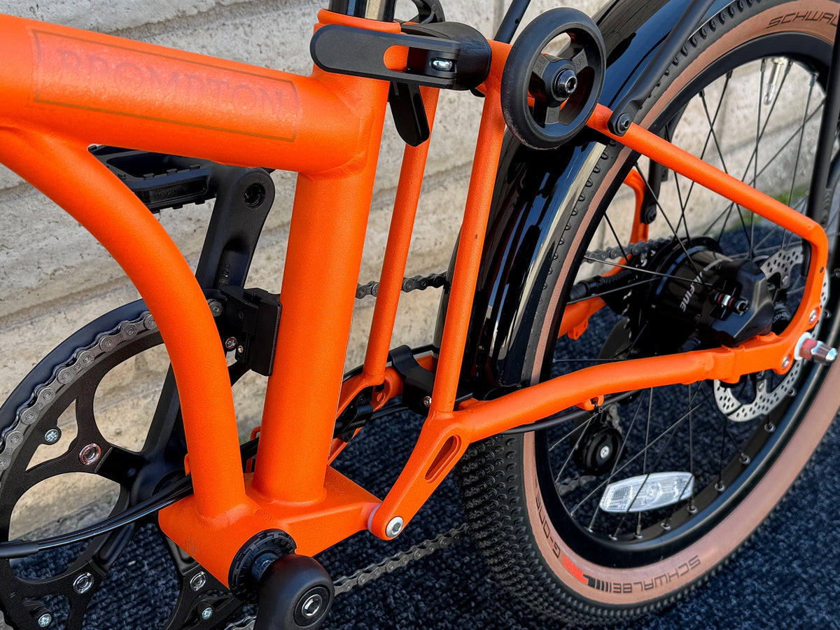 Brompton G Line 8-Speed Adventure Orange 3 Sizes