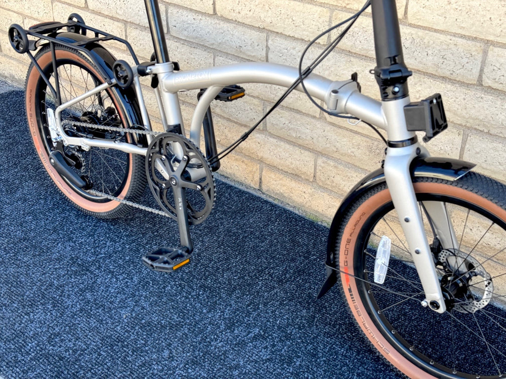Brompton G Line 8-Speed Trail Dust White 3 Sizes