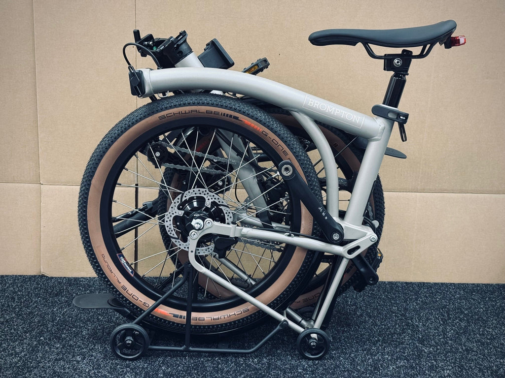Brompton Venture G Line Alfine 11-Speed Trail Dust White Medium or Large